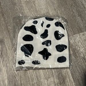 New! Adult Cow Print Toboggan